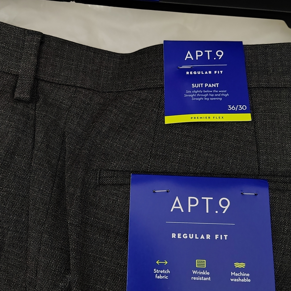APT.9 Regular Fit Suit Pants - Dark Gray